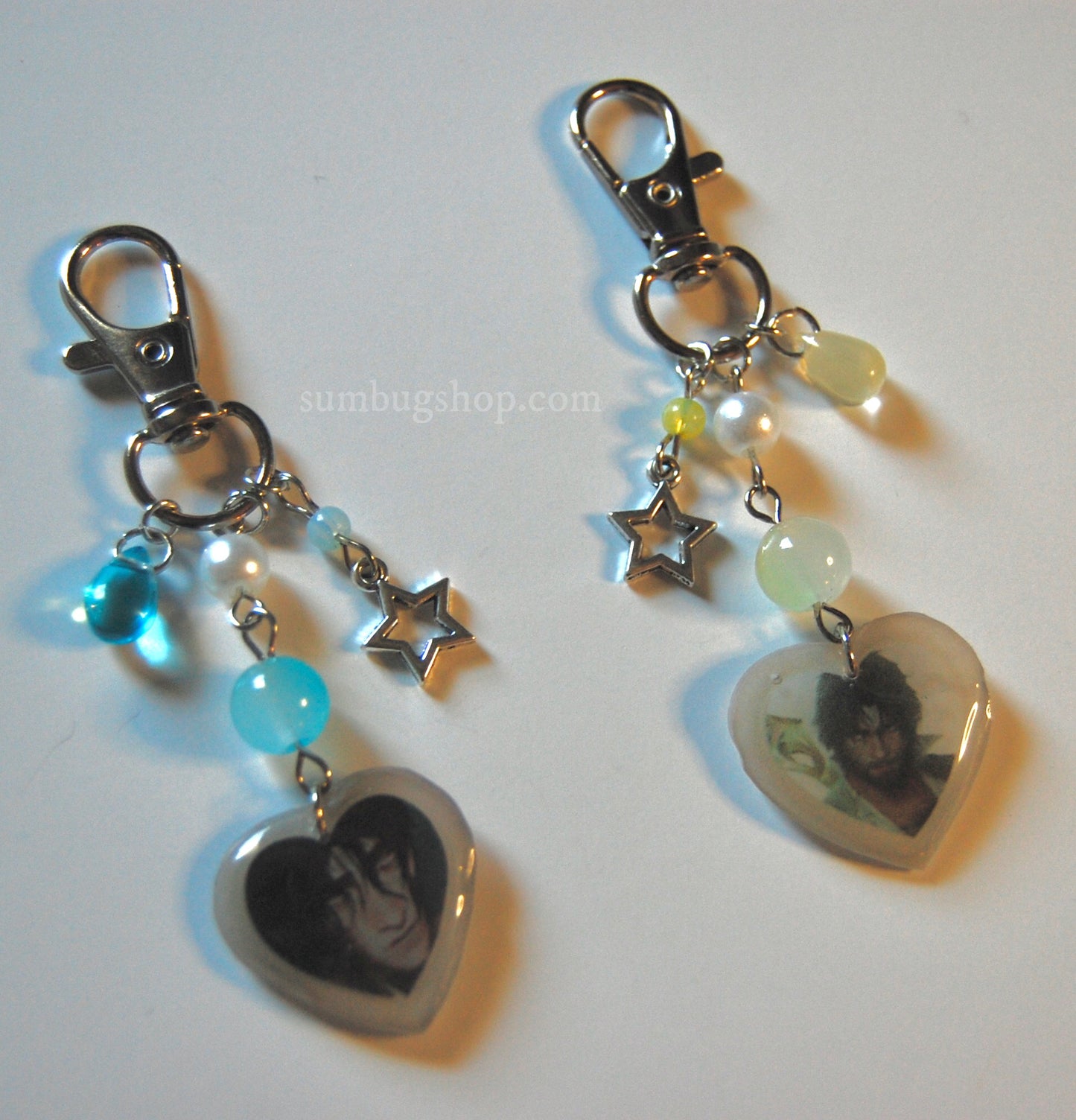“V” & “J” matching keychains