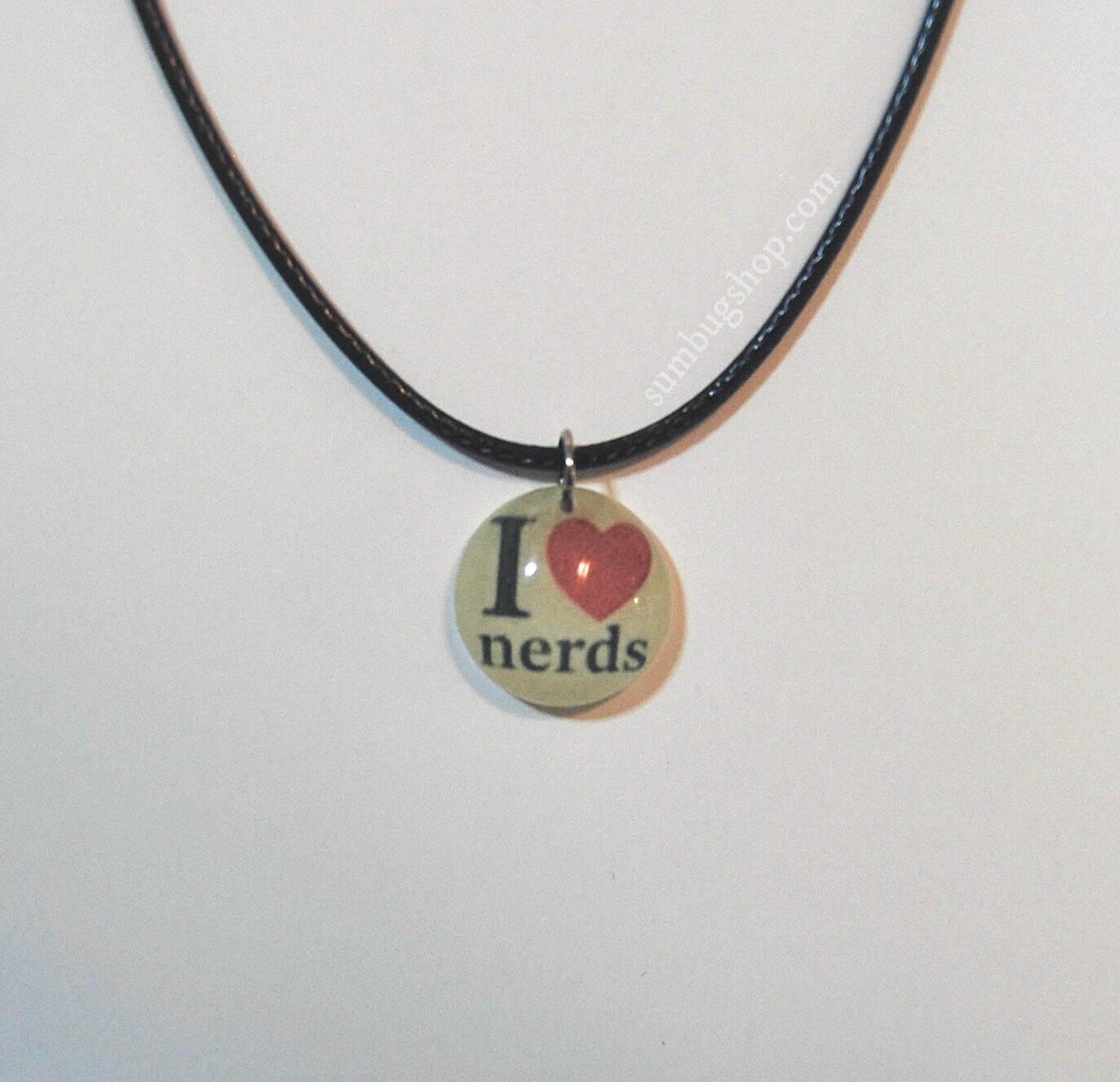“I Heart Nerds” Pendant Necklace
