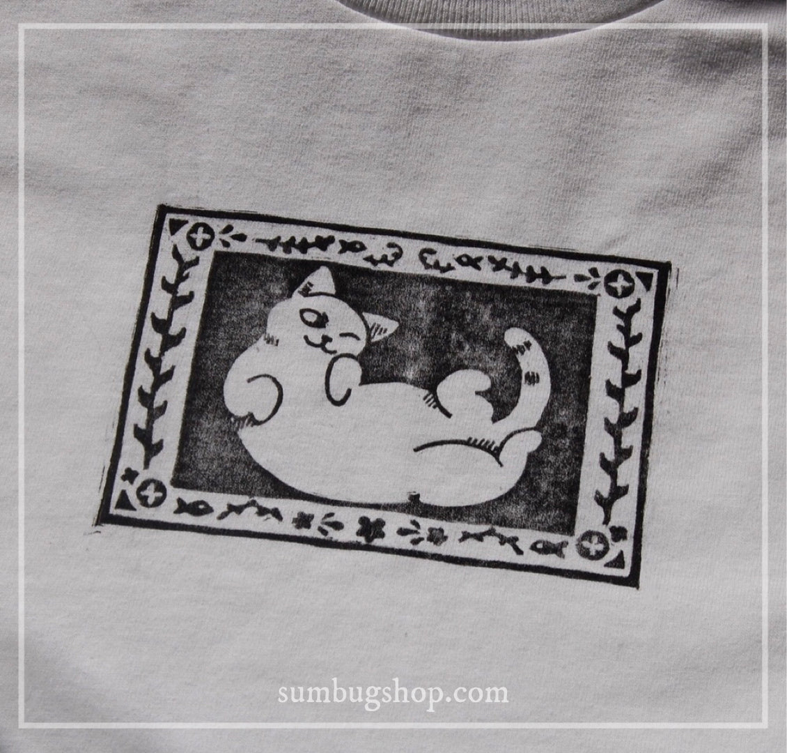 Happy Cat Print Tee