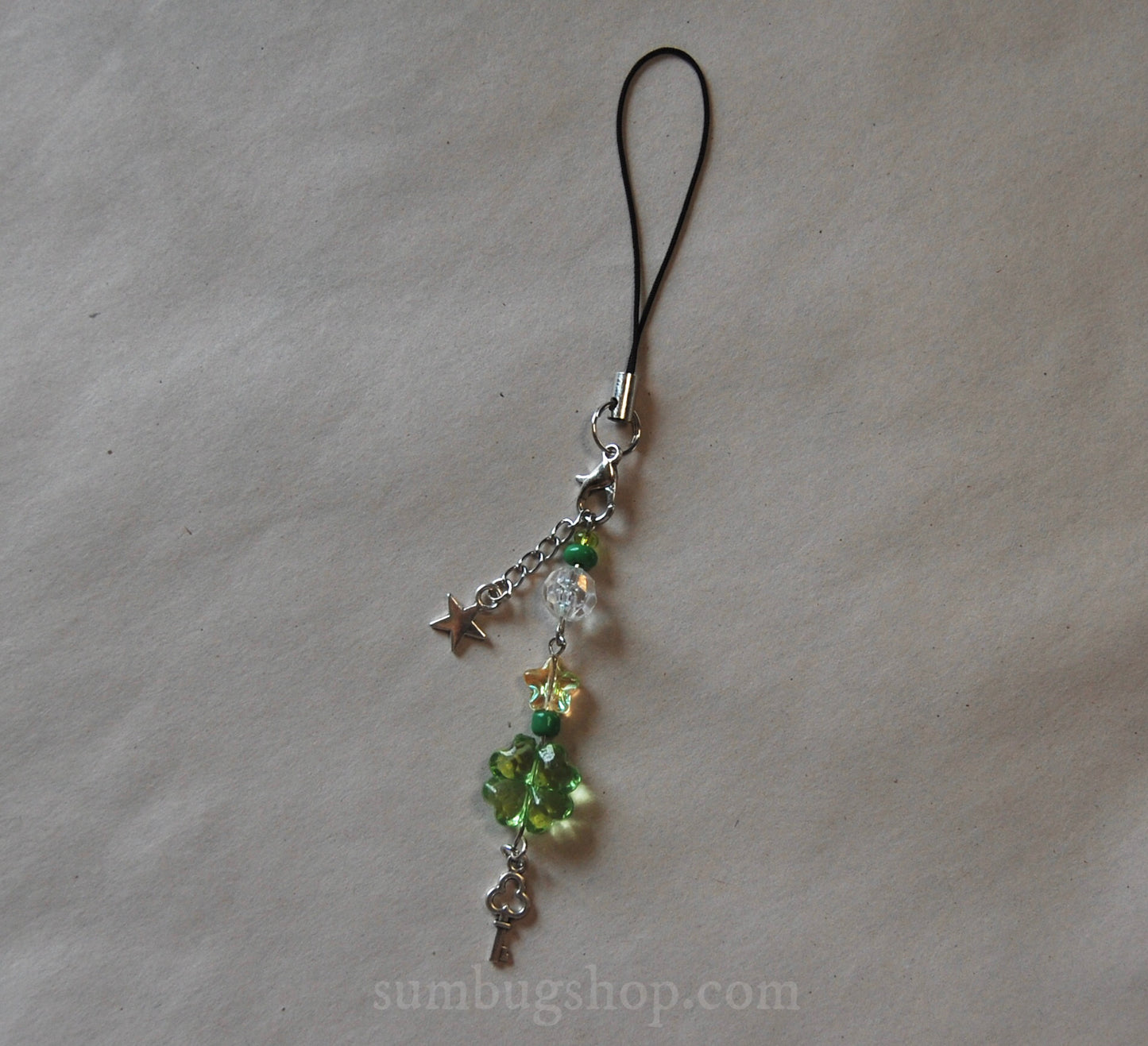 Lucky Key Phone Charm