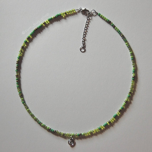 Green Spiral Necklace