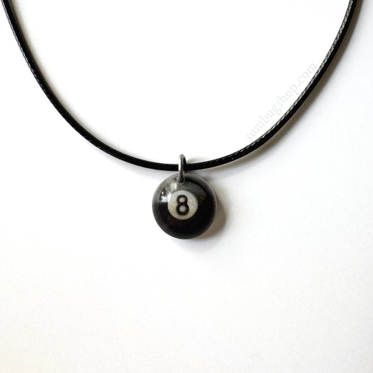 8 Ball Pendant Necklace