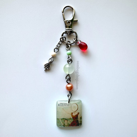 "In The Aeroplane Over The Sea" album keychain