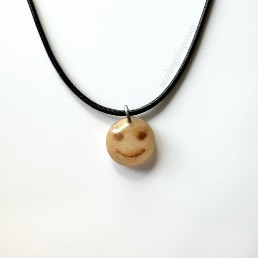Smiley French Fry Pendant Necklace