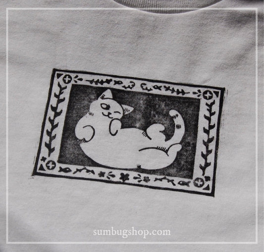 Happy Cat Print Tee